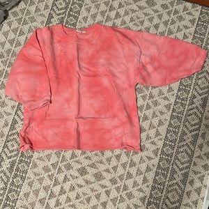 Gap tie-dye 3/4 sleeve sweater